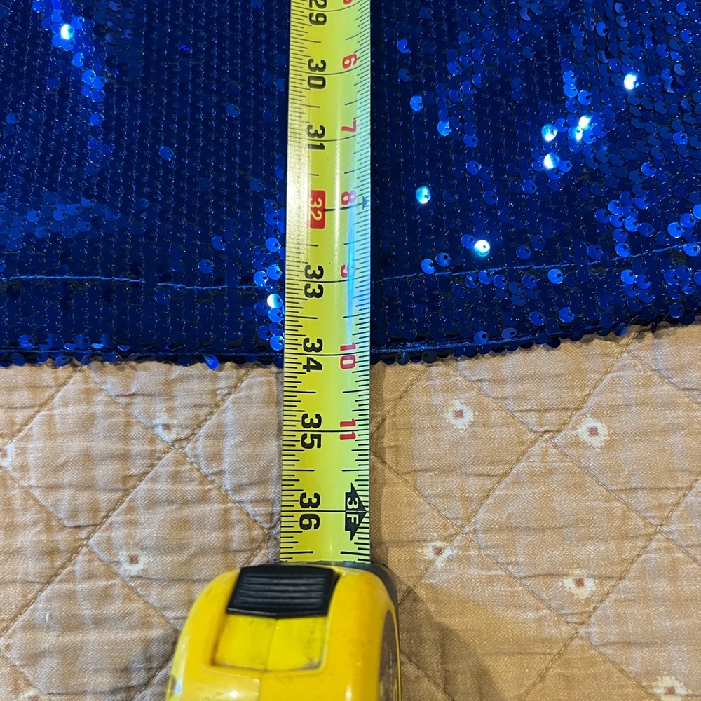 Allregra K royal blue sequin party/new years eve dress size M; like new - Picture 9 of 10